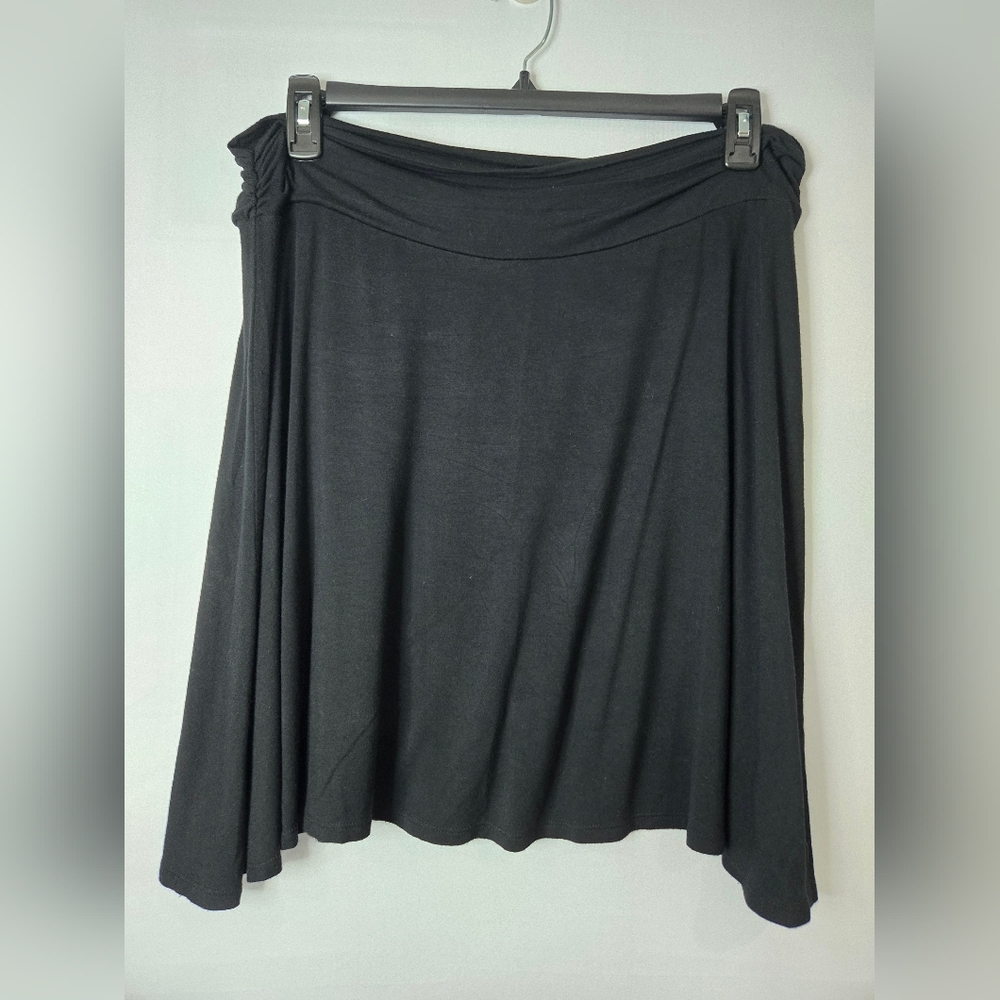 Merona Black A-Line Skirt Size XL
